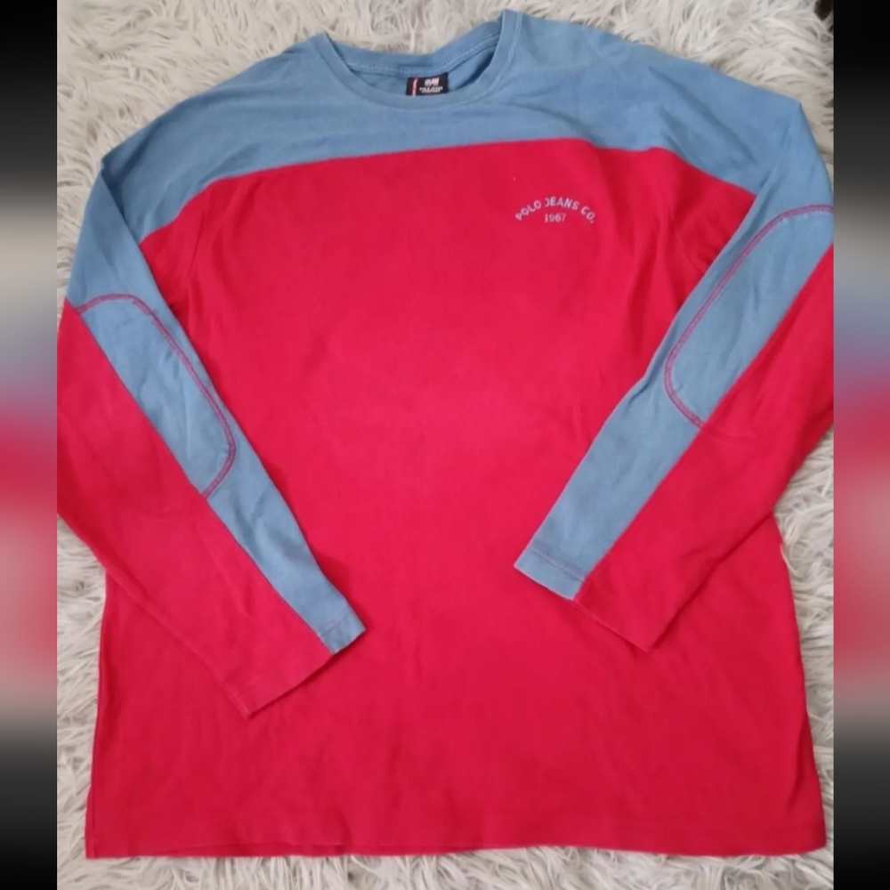 Vintage Ralph Lauren Polo Jean Co Shirt Mens Large
